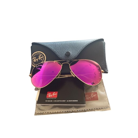 Ray-Ban Aviator Flash Sunglasses - Picture 2 of 5